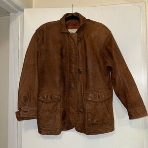 Tannery West Rich Brown Leather Jacket